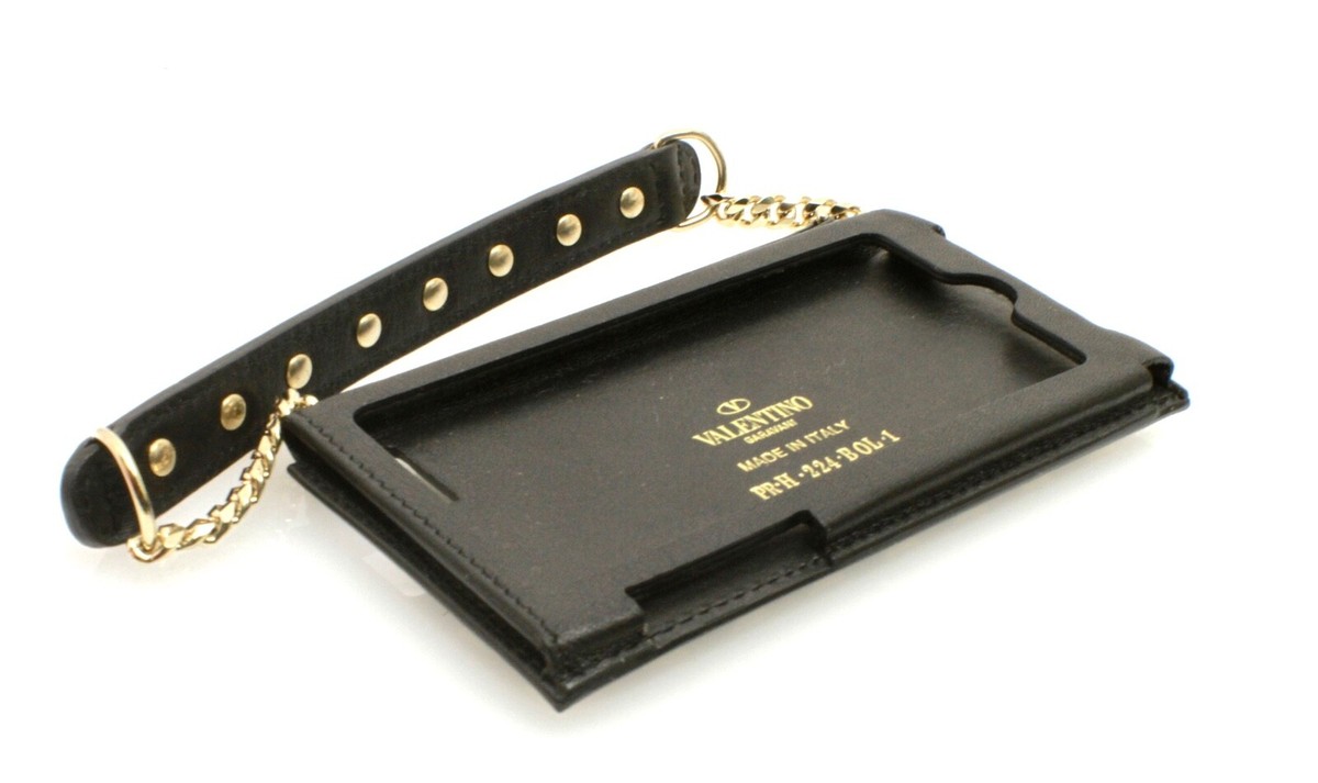 【VALENTINO GARAVANI】iPhone5/5s/SE case VALENTINO GARAVANI Pink Leather Mobile Phone Case For iPhone