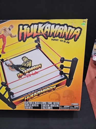Anillo de lucha libre TNA Hulkamania con figuras de Sting y Hogan incluidas - Imagen 3 de 9