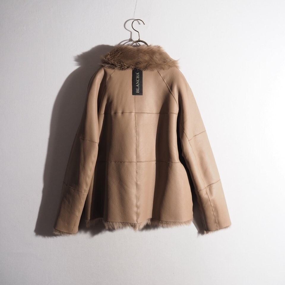 BLANCHA 22AW Deuxieme Classe Shearling Mouton Reversible Short