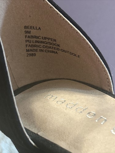 Madden Girl Women's Bella Heeled Sandal, BLACK, US SIZE 9 Fast Free Shipping - Picture 7 of 9