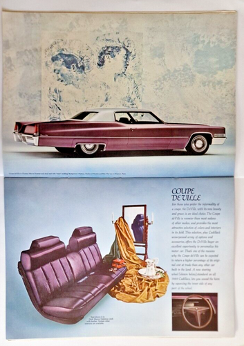 Cadillac Range Sales Prospekt 1969 Fleetwood Coupe De Ville etc 1969 - Bild 7 von 14
