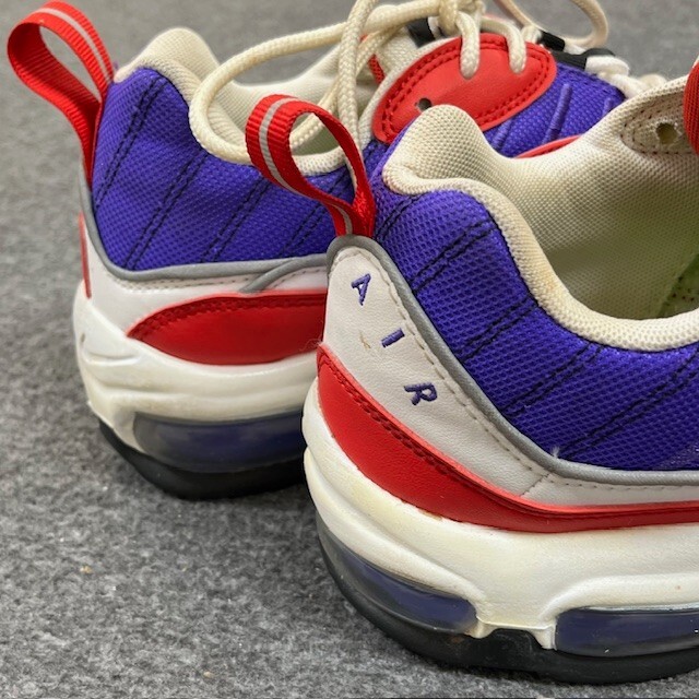 Nike Women's Air Max 98 AH6799-501 Purple Red White Sneakers