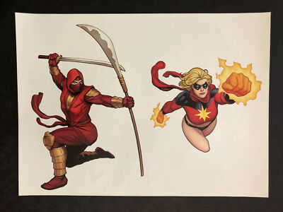 Ms Marvel - Marvel Comic Book Mini Poster 8x11.5 Frank Cho | eBay