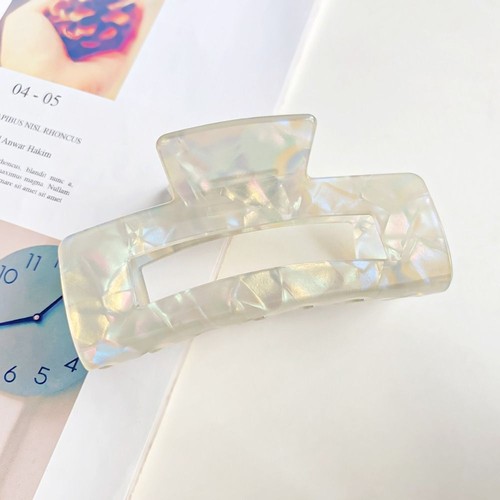 Retro Acetate Hair Claws - Illusory Color Ponytail Clips Women Hair Accessories - Picture 19 of 20