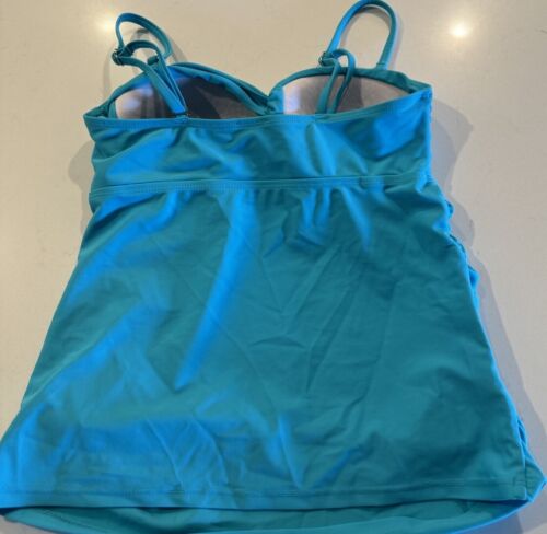 Love Your Assets Größe Small geraffter Tankini Schwimmen Tank Top hell Urlaub Kreuzfahrt - Bild 2 von 7