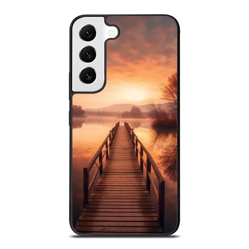 wooden path calm lake Anti scratch Cover For Samsung S7 S8 S9 S10 S20 Plus Lite - 第 2/25 張圖片