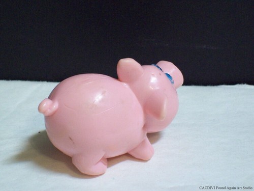Minifigura rosa de juguete de cerdo de granja de calle sésamo de los Muppets de colección lechón de PVC - Imagen 7 de 10