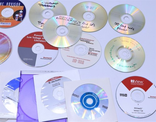 `` QTY. 15 ALLEN BRADLEY POWERFLEX CD'S, PROGRAMMS, ECT. W/ CASE - Picture 5 of 5