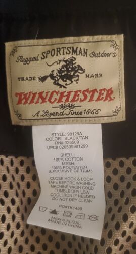 Winchester Hunting Mesh Zip Front Vest XL - Picture 2 of 5