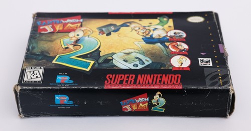 Earthworm Jim 2 - Super Nintendo SNES Genuine US/Canada - Complete in Box - Picture 3 of 12