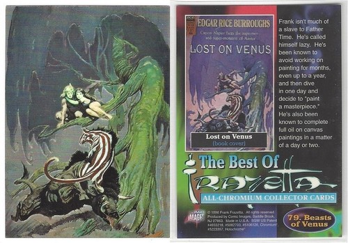 1996 Best of Frazetta All-Chromium by Comic Images singoli Scegli la tua carta! - Foto 89 di 100