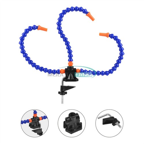 Solder Helping Hands Soldering Third Hand Tool with 3 Flexible Arms Clamp Swivel - Picture 9 of 9