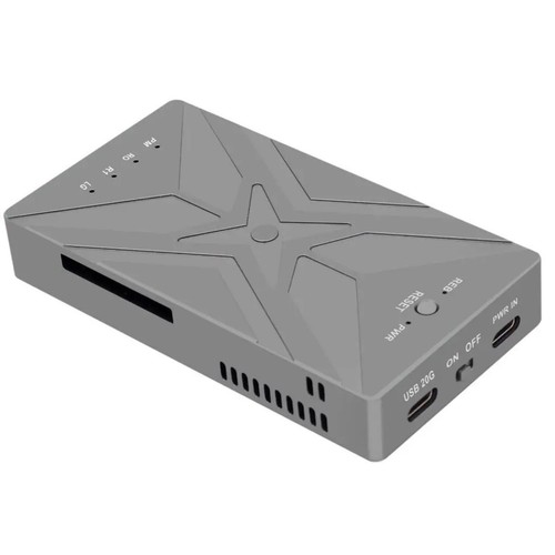 New RAID Dual Bay M.2 NVME SSD Case 20Gbps Hard Disk Enclosure Accessories - Photo 2/15
