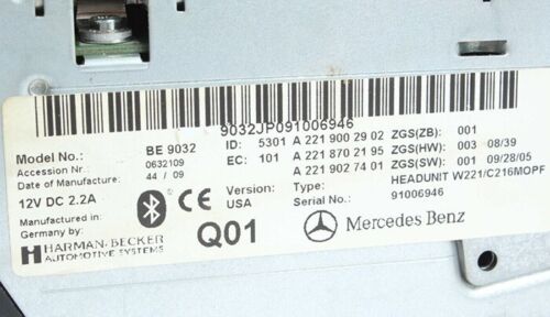 UNLOCK RADIO CODES BECKER HARMAN 33 FOR CAR RADIOS MERCEDES BENZ PORSCHE FERRARI - Picture 3 of 12