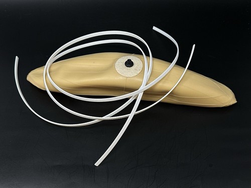 FULL-SIZE Latex Football Bladder + WHITE Tacky Diamond Lace + Lacing Tool - Picture 9 of 9