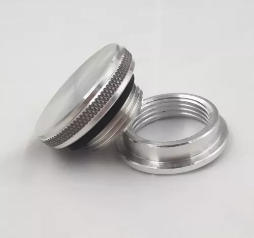 🔥Alloy Filler Neck with Knurled Design Fuel Tank Cap Radiator Cap Weld-On bung - Bild 5 von 10