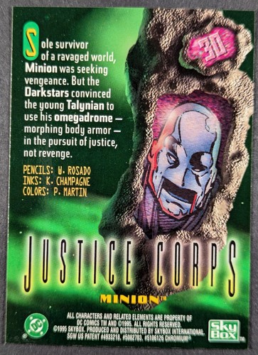 Tarjeta Minion 1995 Skybox DC Legends Power Chrome #30 (NM) - Imagen 2 de 2
