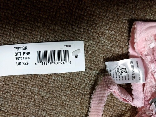 Fantasie 7900 Cally Full Cup Underwire 34DDD US Size/ 34E UK Size Soft Pink NWT - Imagen 5 de 8