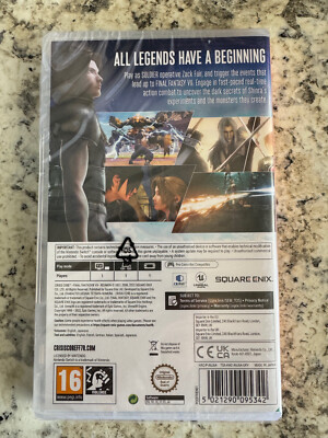 Crisis Core Final Fantasy VII Reunion Nintendo Switch Brand New 