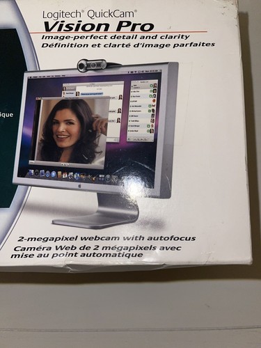 READ! Logitech QuickCam Vision Pro / Carl Zeiss Optics 2MP Microphone for MAC - Picture 4 of 7