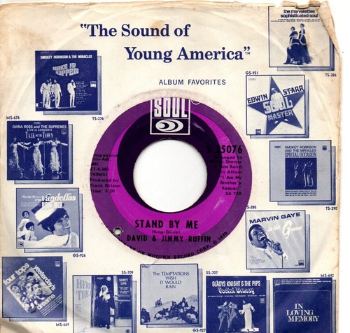 David & Jimmy Ruffin:Stand by me/Your love was worth wait for:US Soul:1970