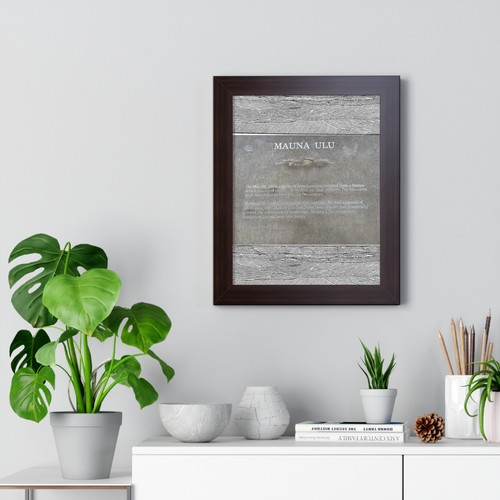 Mauna Ulu Hawaii - Framed Vertical Poster - Picture 15 of 19