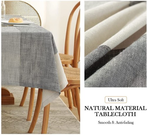 Stylish Square Rectangular Tablecloth/Table Cover for Kitchen Dinning Tabletop - Picture 81 of 83