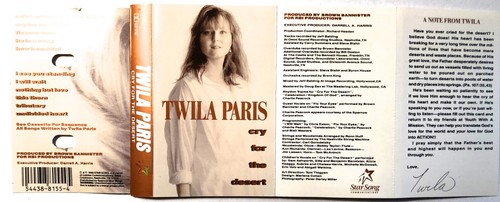 Twila Paris Cassette -  Cry for the Desert  1990 (Tested) - Picture 4 of 5