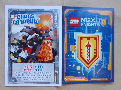 LEGO NEXO TRADING CARDS, BUY 1 GET 1 FREE INCL FOILS. NEW NEXO KNIGHTS PICK - Picture 8 of 10