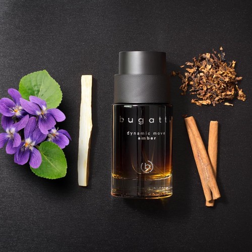 bugatti Parfüm Herren Dynamic Move Amber 100ml I rauchig-warmes Eau de Toilette - Bild 4 von 6