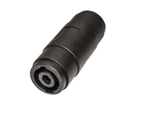 Juego de 2 adaptadores de conexión compatibles Speakon embrague, 4 polos, negro - Imagen 4 de 6