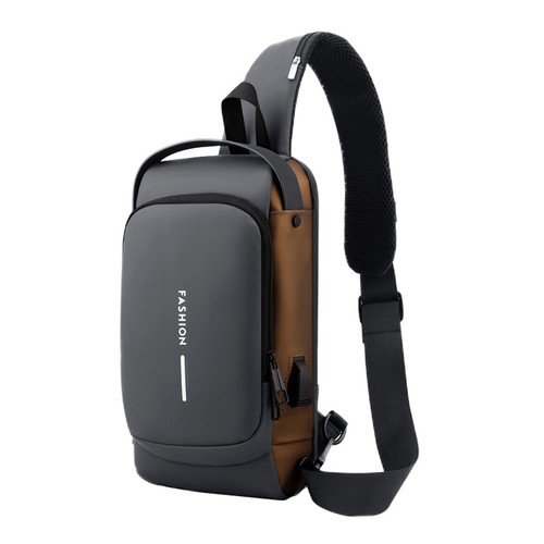 Umhängetasche Herrentasche Brusttasche Crossbody Schultertasche Sling-Bag Männer - Bild 25 von 27