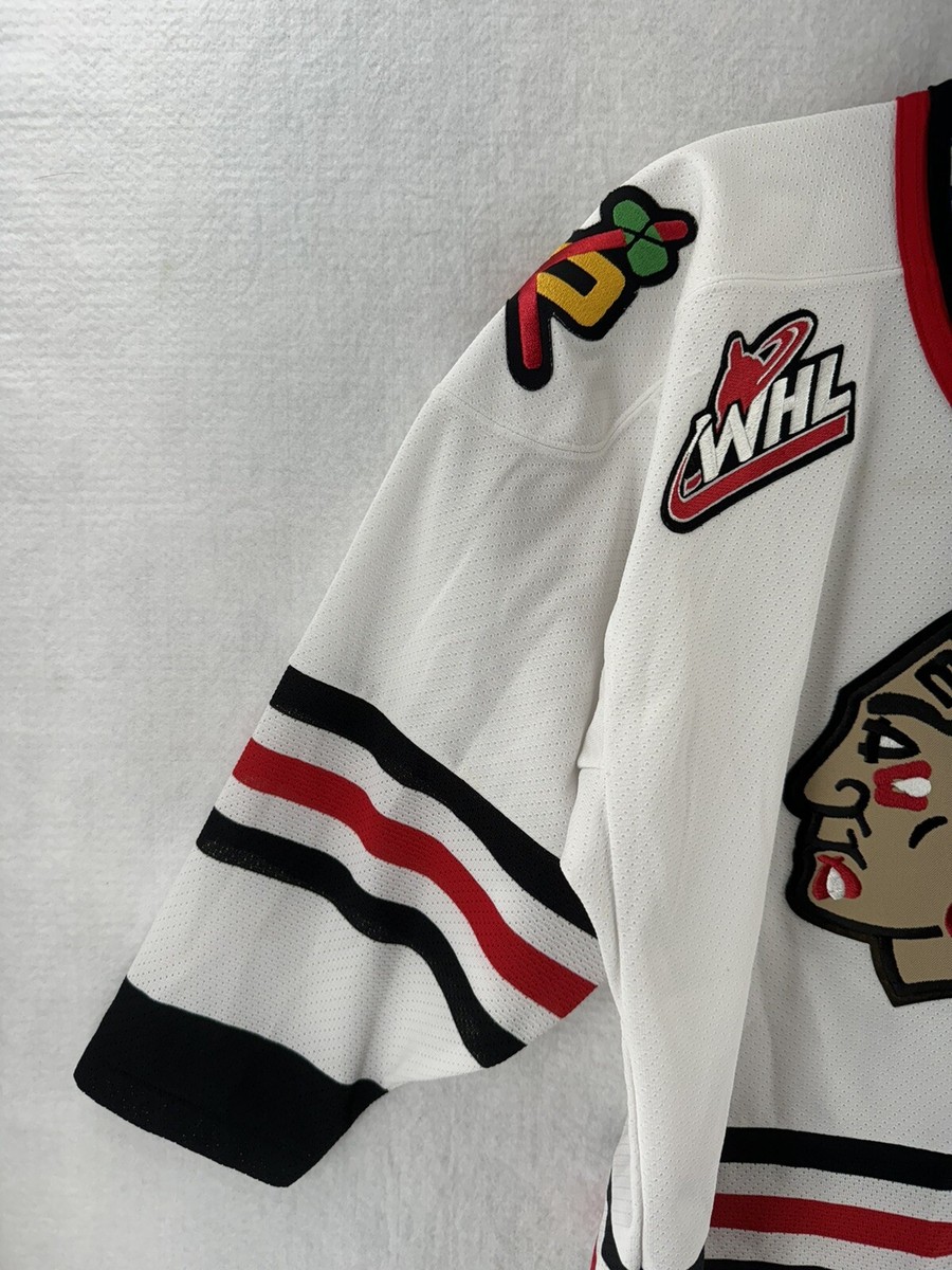 VTG Reebok WHL Portland Winterhawks Hockey Embroidered Team