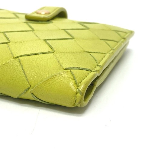 BOTTEGA VENETA 600270 Intrecciato Short Bifold Folded wallet Leather Green - Picture 5 of 13
