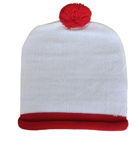 Kinder rot weiß gestreiftes T-Shirt Zylinder Hut Brille Buch Tag Weihnachten Kostüm - Bild 3 von 5