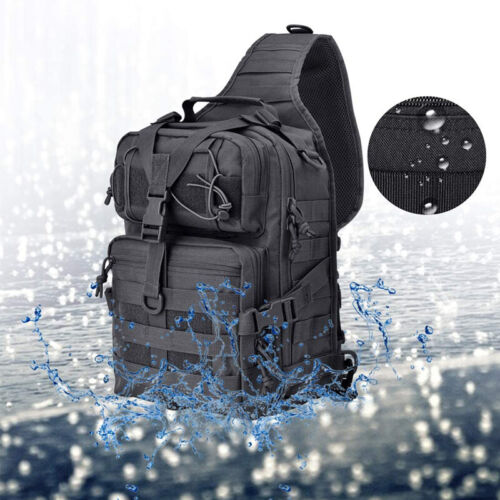 20L Männer Taktische Umhängetasche Molle Sling Taschen Rucksack für Wandern - Bild 5 von 15