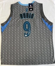 Ricard Rubio Vives Minnesota Timberwolves Signed Auto Adidas Jersey FSG COA