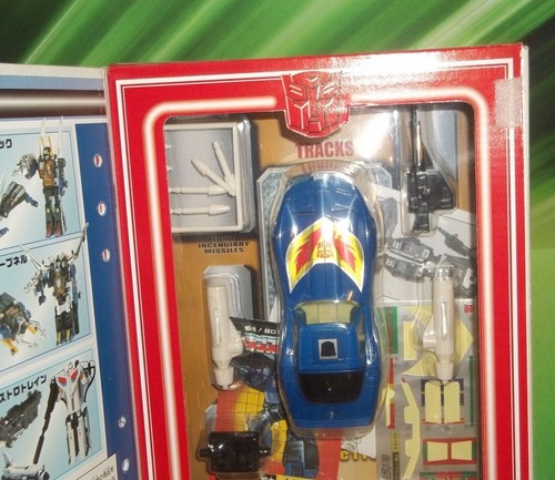 TRANSFORMERS TAKARA REISSUE # 4 AUTOBOT WARRIOR TRACKS CHEVY CORVETTE FIGURE - Picture 4 of 4