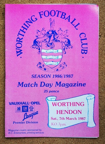Non League Football Programme Worthing Rebels Review - Various Seasons - Picture 17 of 28