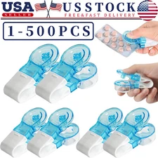 1-500Pcs Portable Pill Taker Anti Pollution Medicine Popper Tablet Dispenser 