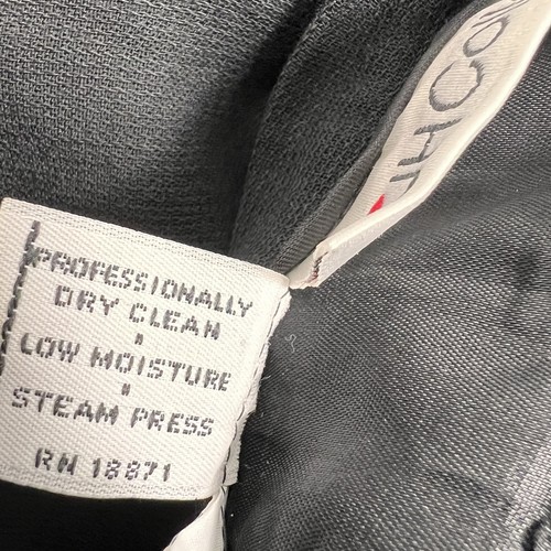 New Vintage JH Collectibles Dress Pants Women's Size 10 Tapered 100% Wool Black - Picture 11 of 11
