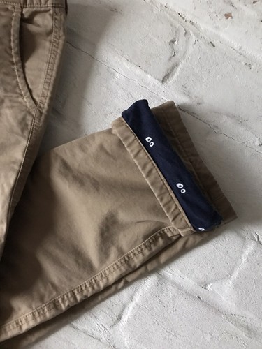 gap kids boys youth sz 18 jack spade lined khaki pants adjustable Waist Tan - Picture 2 of 4