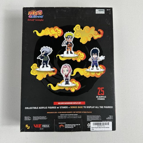 Naruto Shippuden 25 Tage Weihnachten Adventskalender 2D Acryl Figuren Set - Bild 2 von 2