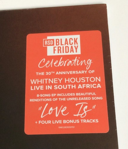WHITNEY HOUSTON Love Is: Live From South Africa… And More NEW RSD Black Friday - Picture 2 of 3