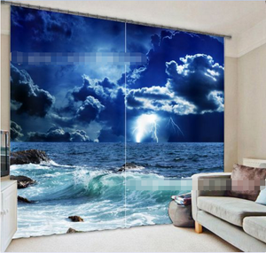 Onda luminosa 3D 0 Cortinas de impresión de cortina de foto Blockout Tela Cortinas Ventana Reino Unido Onda luminosa 3D 0 Cortinas de impresión de cortina de foto Blockout Tela Cortinas Ventana Reino Unido