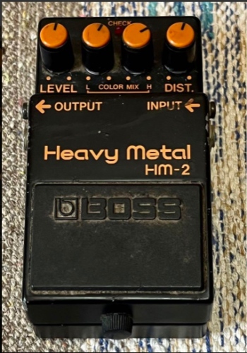 BOSS HM-2 Heavy Metal Guitar Effects Pedal Made in Japan - Picture 1 of 8