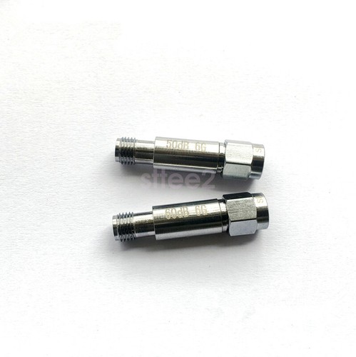 2pcs SMA Fixed Attenuator 2W DC-6GHz 1dB 2dB 5dB 6dB 10dB 15dB 20dB 50dB 60dB - Afbeelding 3 van 16