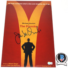 DIRECTOR JOHN LEE HANCOCK SIGNED 'THE FOUNDE' 12x18 MOVIE POSTER BECKETT BAS COA DIRECTOR JOHN LEE HANCOCK SIGNED 'THE FOUNDE' 12x18 MOVIE POSTER BECKETT BAS COA