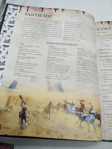 Fanticide Miniatures Skirmish Wargame Hardcover Regelbuch - Bild 6 von 13