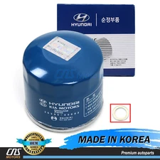 GENUINE Engine Oil Filter & Washer for Genesis Hyundai Kia OEM 2630035505⭐⭐⭐⭐⭐